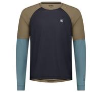 Mons Royale - Tarn Merino Bike Wind Jersey - Maillot de cyclisme - L - goblin blue / walnut / black