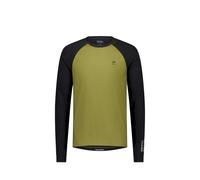 Mons Royale - Tarn Merino Bike Wind Jersey - T-shirt en laine mérinos homme Fern / Black - M
