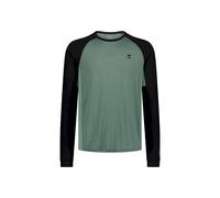 Mons Royale - Tarn Merino Long Sleeve - T-shirt en laine mérinos homme Cypress / Black / Thyme - XL