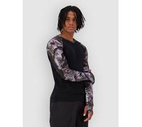 Mons Royale - Temple Merino Long Sleeve - Sous-vêtement mérinos homme Rock Camo / Black - M