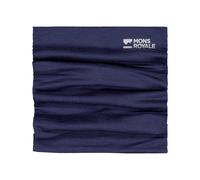 Mons Royale - Tour de cou en laine de mérinos - Double Up Merino Neckwarmer Midnight en Laine - Navy Navy