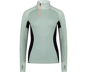MONS ROYALE W Olympus Half Zip - Femme - Vert / Noir - taille XS- modèle 2025