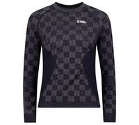 Mons Royale - Ascender Merino Seamless Long Sleeve - Maillot thermique laine mérinos femme Forged Iron / Black - M