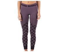 Mons Royale - Women's Ascender Merino Seamless Legging - Sous-vêtement mérinos - S - mauve / black