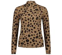 Mons Royale - Women's Cascade Merino Base Layer Mock Neck L/S - Sous-vêtement mérinos - XL - aoraki lily / toffee