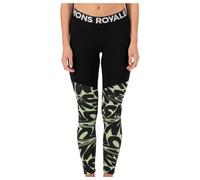 Mons Royale - Women's Cascade Merino Flex 180 Legging - Sous-vêtement mérinos - L - signal lost / matcha