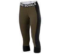 Mons Royale - Women's Cascade Merino Flex 200 3/4 Legging - Sous-vêtement mérinos - M - dark olive