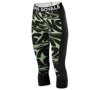 Mons Royale - Women's Cascade Merino Flex 200 3/4 Legging - Sous-vêtement mérinos - XS - signal lost / matcha
