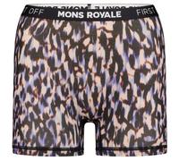 Mons Royale - Women's Hannah Hot Pant - Sous-vêtement mérinos - L - rock leopard