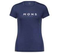 Mons Royale - Women's Icon Merino Air-Con Tee - Haut en mérinos - L - midnight