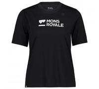 Mons Royale - Women's Icon Relaxed Tee - Haut en mérinos - S - black