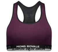 Mons Royale - Women's Sierra Sports Bra - Brassière - L - fig / black