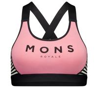 Mons Royale - Women's Stella X-Back Bra - Brassière - L - flamingo / mr stripe