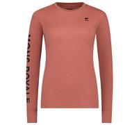 Mons Royale - T-shirt à manches longues en mérinos - Yotei W Merino Classic Long Sleeve Canyon Rose pour Femme en Laine - Taille L Rose L