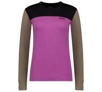 Mons Royale - Women's Yotei Merino L/S - Sous-vêtement mérinos - S - purple bolt / walnut / black