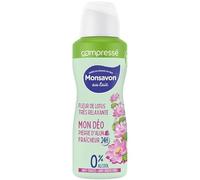 MONSAVON Déodorant spray pierre d'alun au lait et fleur de lotus 24h 100 ml