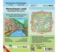 Monschauer Land - Nationalpark Eifel, Rursee: Wanderkarte mit Radwegen, Blatt 30-561, 1 : 25 000, Dreiborn, Höfen, Kalterherberg, Monschau, Roetgen, Schmidt, Simmerath