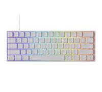 MONSGEEK FUN60 Pro Clavier de jeu à déclenchement rapide 8K SP Interrupteur magnétique HE Clavier filaire 60 % Blanc brillant (interrupteur magnétique réfléchissant)