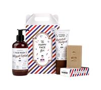 Coffret de soin pour homme de Monsieur BARBIER | Français, Naturel et Végan | Visage & Peau | Crème Hydratante Matifiante, Nettoyant Exfoliant et Savon Surgras Rhassoul | Kit cadeau beauté