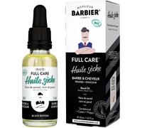 Monsieur Barbier Huile Sèche Bio Barbe Cheveux Black Editi 30ml