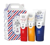 Kit de Rasage Rituel de Monsieur BARBIER | Naturel, Végan et Français | Idéal pour les peaux sensibles | Avant Rasage, Crème de Rasage & Après Rasage | Un coffret cadeau beauté pour tous les hommes