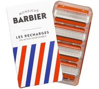 MONSIEUR BARBIER Recharges de rasoir à 4 lames compatibles avec FUSION - 4 pièces