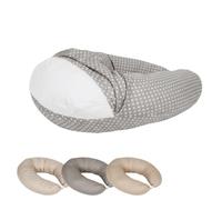 Monsieur Bébé - Housse pour Coussin de Grossesse, maternité et d'allaitement - 100% Coton - 170 cm - Plusieurs Coloris
