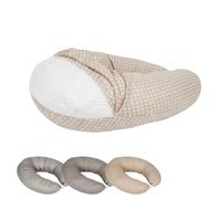 Monsieur Bébé - Housse pour Coussin de Grossesse, maternité et d'allaitement - 100% Coton - 170 cm - Plusieurs Coloris