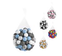 Monsieur Bébé – Sac de 100 balles de jeu ou de piscine – 5,5 cm – Bleu G