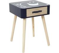 Monsieur Madame - Chevet scandinave pour enfants Monsieur heureux bleu G