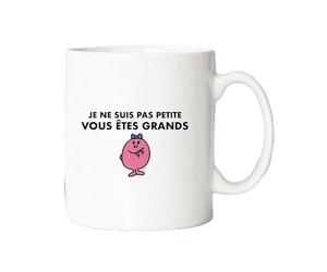 Monsieur Madame Mug Je Ne suis Pas Petite Vous Etes Grands - Mug céramique imprimé en France - Licence Officielle