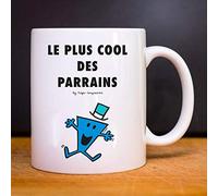 Monsieur Madame Mug Le Plus Cool des Parrains 2 - Mug céramique imprimé en France - Licence Officielle