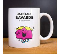 Monsieur Madame Mug Madame Bavarde - Mug céramique imprimé en France - Licence Officielle