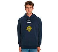 Monsieur Madame Sweat À Capuche Homme - Super Papy Mrmme - Taille: L