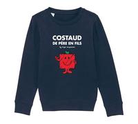 Monsieur Madame Sweat Enfant Costaud De Père en Fils - Taille: 8 Ans