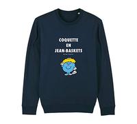 Monsieur Madame Sweat Femme - Coquette en Jean Basket 2 - Taille: L
