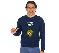 Monsieur Madame Sweat Homme - Super Papy Mrmme - Taille: XXL