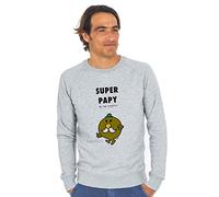 Monsieur Madame Sweat Homme - Super Papy Mrmme - Taille: XXL