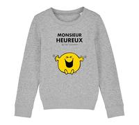 Monsieur Madame, Sweat pour Garçon, Manches Longues, Coupe Droite, Col Rond