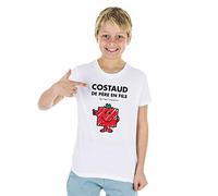 Monsieur Madame Tshirt Enfant Costaud De Père en Fils - Taille: 8 Ans