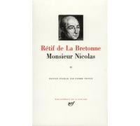 Monsieur Nicolas Nicolas-Edme Rétif De La Bretonne (Auteur), Pierre Testud (Edité par)