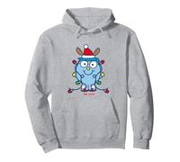 Monsieur Tranquille - Noël Sweat à Capuche, Unisexe pour Adultes, Gris Chiné, XXL