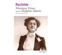 Monsieur Vénus/Madame Adonis - Rachilde - Gallimard - Poche - Roman