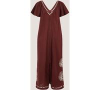Monsoon Monsoon Aurelia Embroidered Cotton Jumpsuit