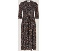 Monsoon Monsoon Black Aurelie Floral Jersey Midi Dress Black M (EU 40-42)