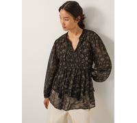 Monsoon Monsoon Black Clara Dotwork Print Blouse
