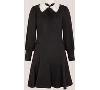 Monsoon Monsoon Black Priya Ponte Collar Mini Dress Black EU 36 (UK 8)
