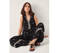 Monsoon Monsoon Black Samara Embroidered Tank Top