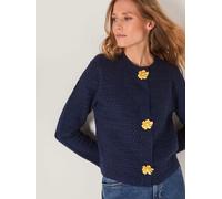 Monsoon Monsoon Blue Brianne Floral Button Cardigan