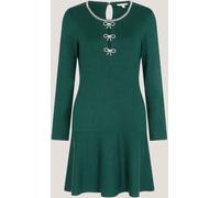 Monsoon Monsoon Blue Brit Sparkle Bow Knit Dress Blue Medium